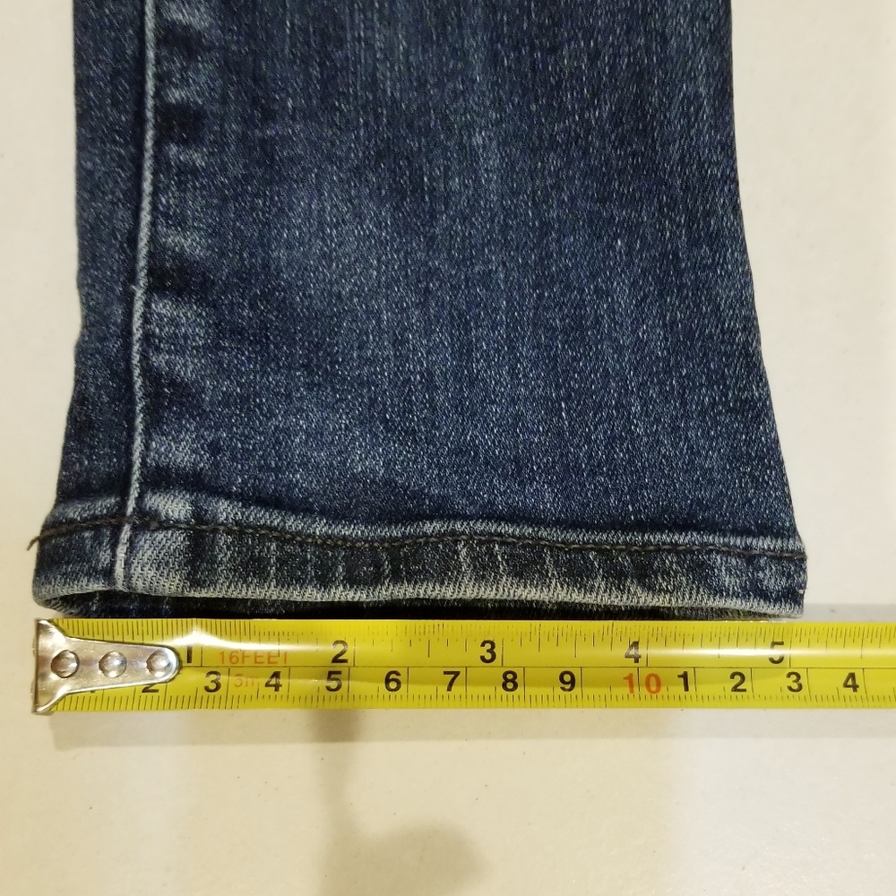 Helmet Lang Neo Vintage Blue Jeans Extra Long Super Skinny Sz 27 - Picture 14 of 15